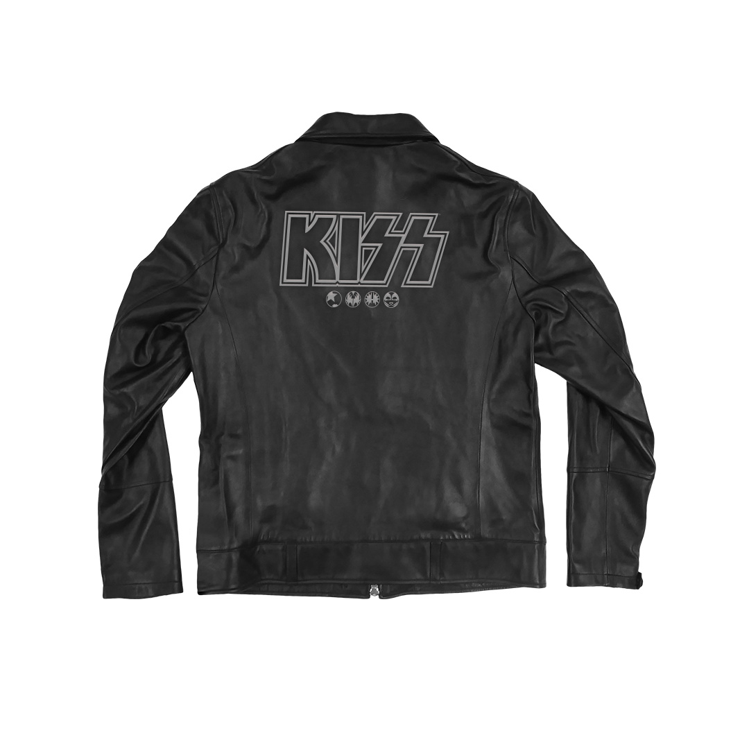 KISS Authentic Leather Jacket Back