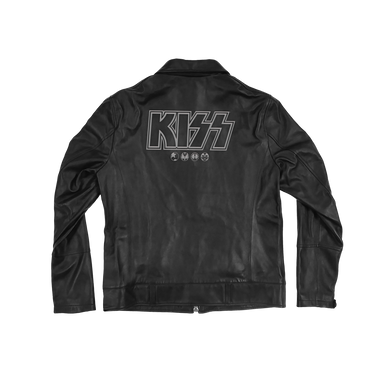 KISS Authentic Leather Jacket Back