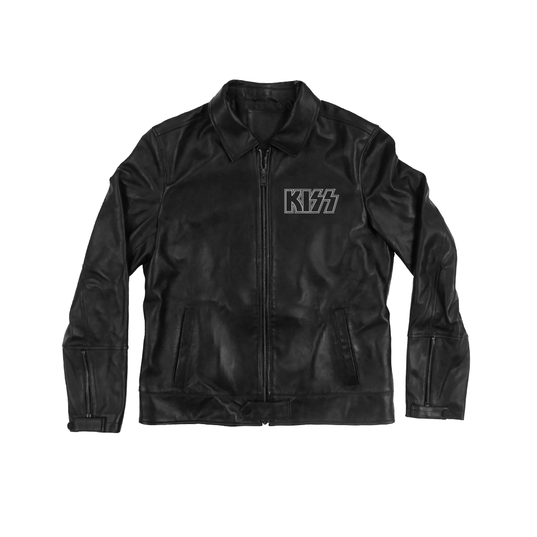 KISS Authentic Leather Jacket Front