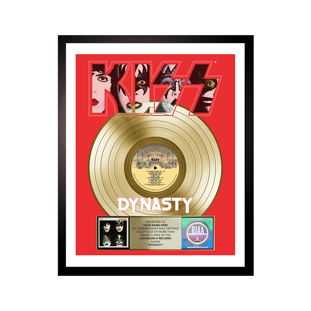 Personalized Dynasty Gold Record Award