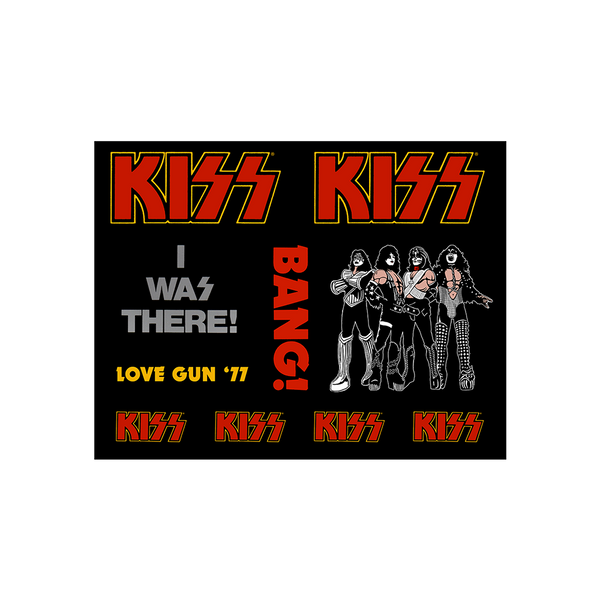 Love Gun Sticker Set Kiss Official Store