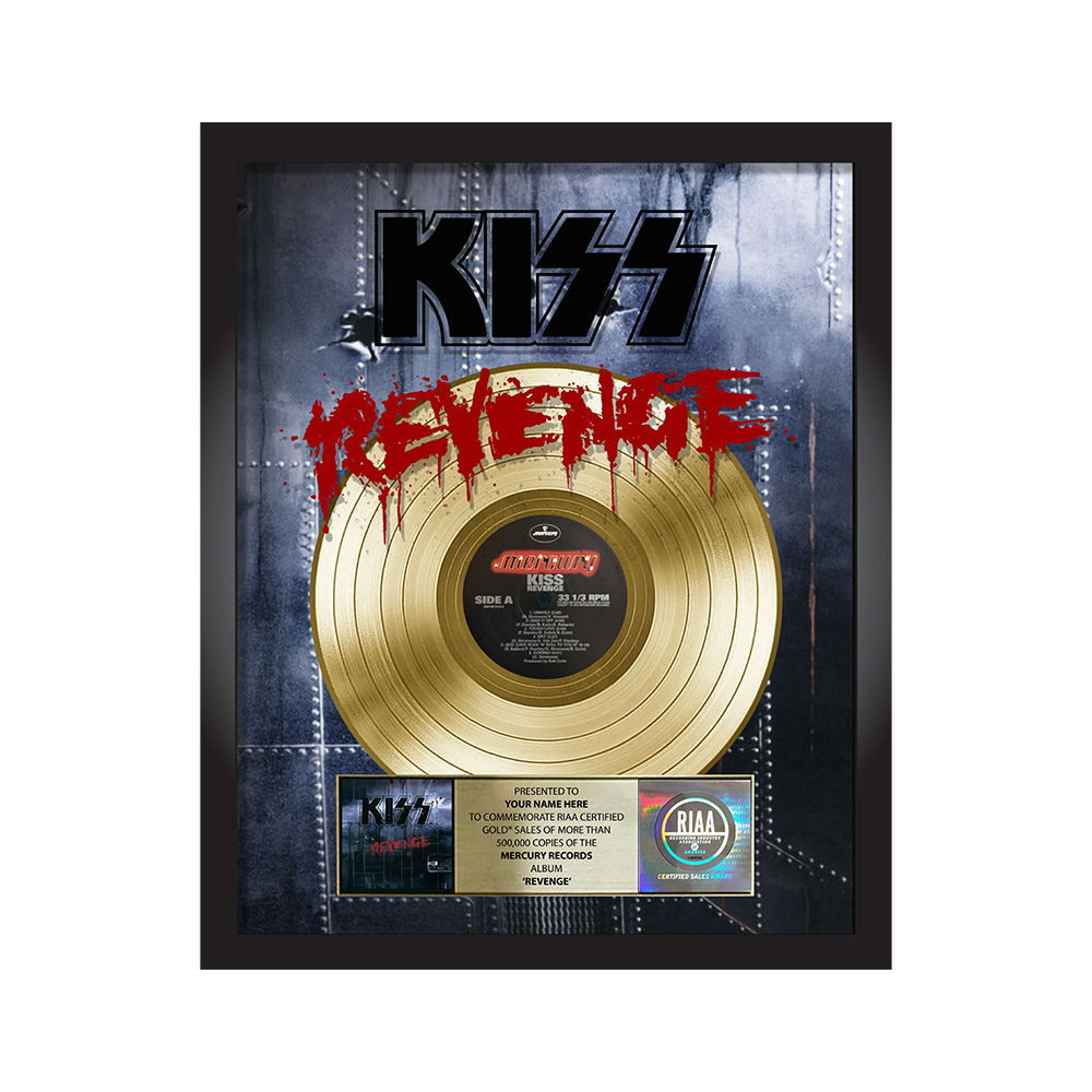 Personalized Revenge Gold Record