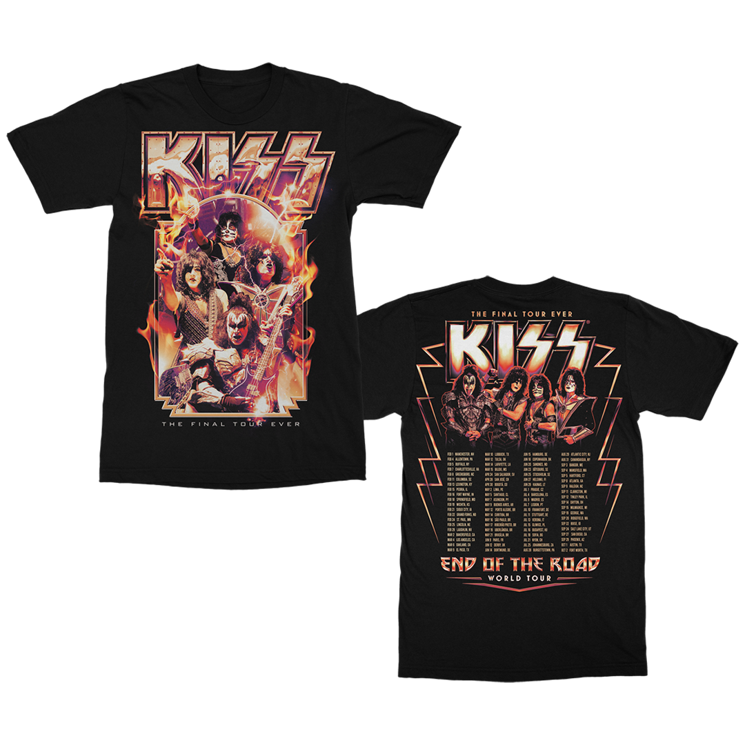 katastrofe hurtig lægemidlet Heaven's On Fire Tour Date T-Shirt – KISS Official Store