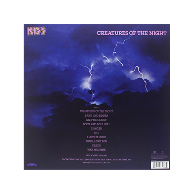 Creatures of the Night LP Back